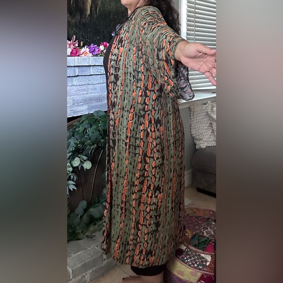 Tie Dye Kimono Coverup - Picture 4 of 5